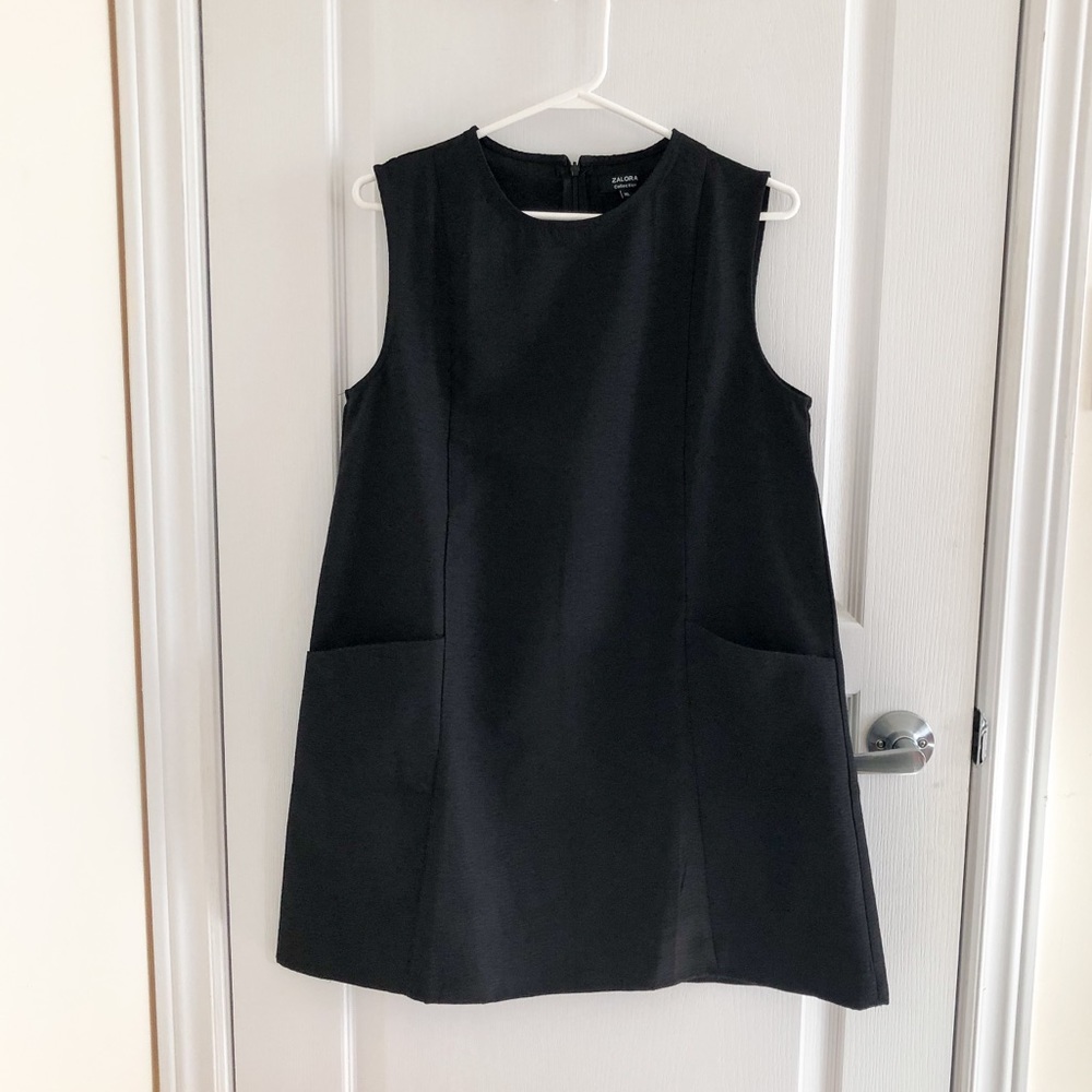 Zalora Collection black sleeveless party dress